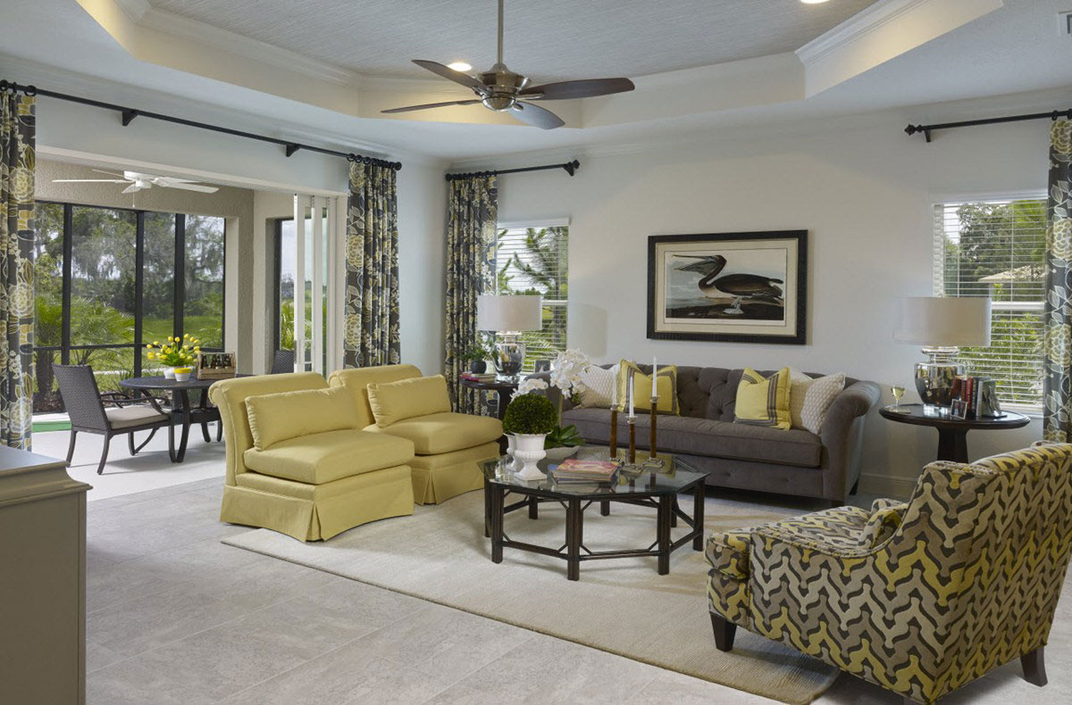 Tidewater Living Room with Furniture 